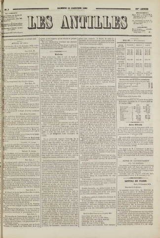 Les Antilles (1880, n° 3)