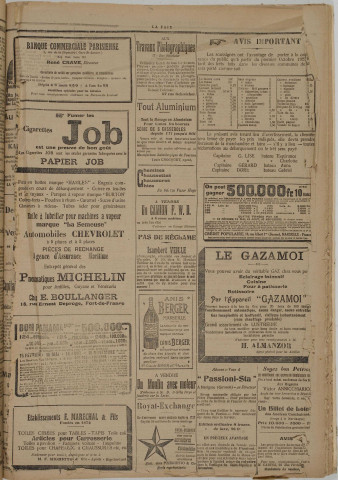 La Paix (n° 1207)