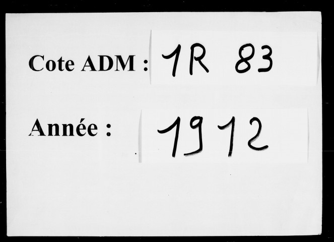 Etats signalétiques et des services, n° 1005 à 1478