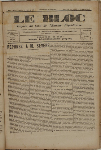 Le Bloc (n° 238-239)