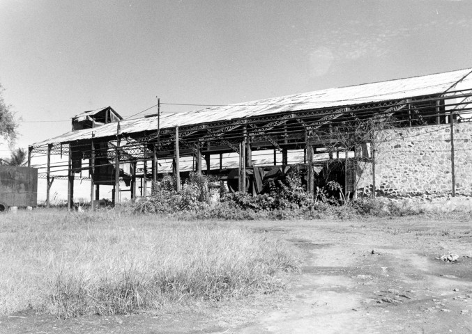 Vauclin : ruines de l'usine