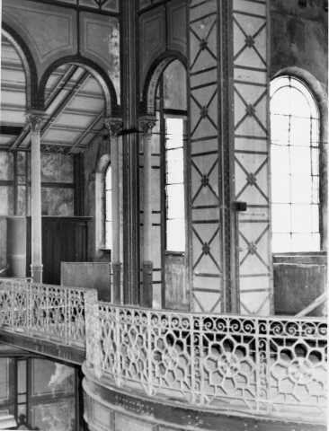 Fort-de-France. Intérieur de la cathédrale : étage