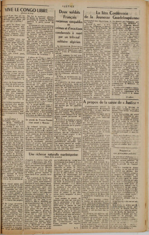 Justice (1960, n° 33)