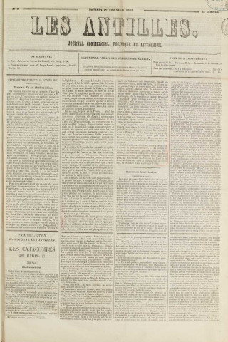 Les Antilles (1863, n° 3)