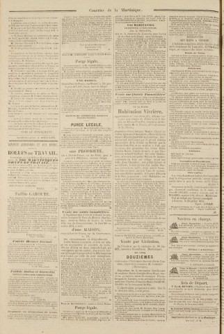 Le Courrier de la Martinique (1851, n° 85)