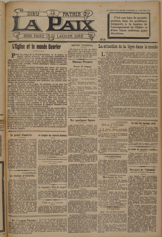La Paix (n° 4898)
