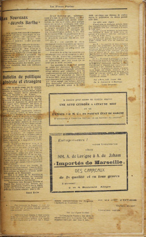 Le Franc parler (n° 16)