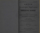 Revue de botanique appliquée et d'agriculture coloniale (n° 55)