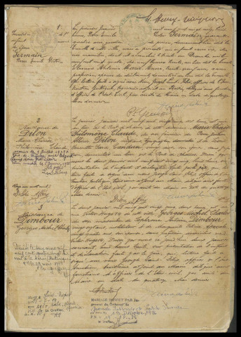 Naissances, reconnaissances, décès