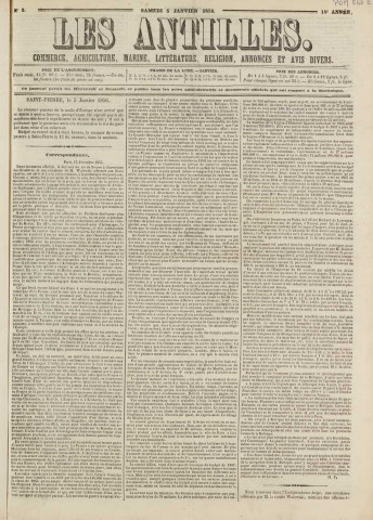 Les Antilles (1856, n° 2)