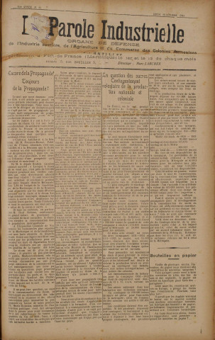 La Parole industrielle (n° 44)