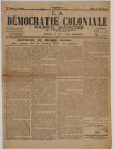 La Démocratie coloniale (n° 309)