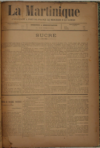 La Martinique (année V, n° 6)