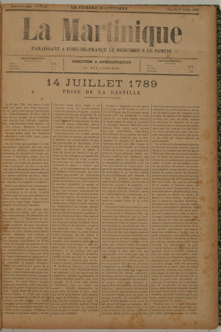 La Martinique (année IV, n° 56)