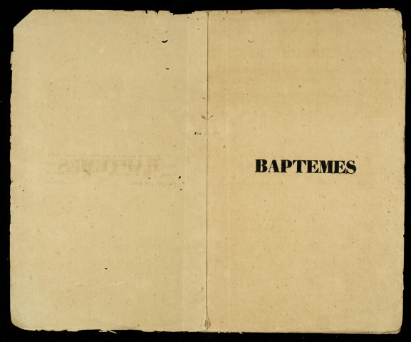 Baptêmes, mariages, sépultures