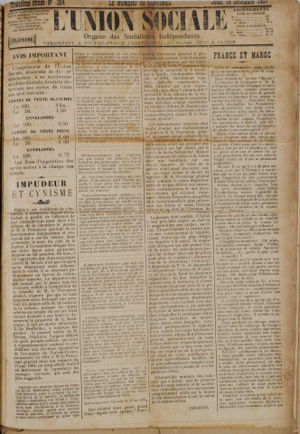 L'Union sociale (n° 384)
