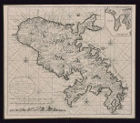 Het eylandt Martanico of isle de la Martenique. Carte de l'île de la Martinique