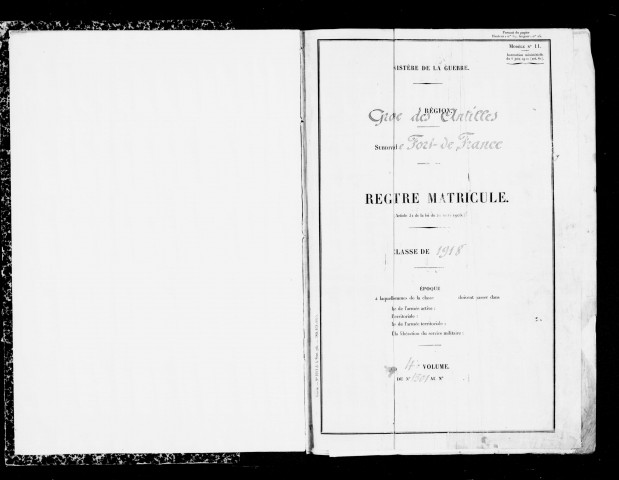 Etats signalétiques et des services, n° 1501 à 1765