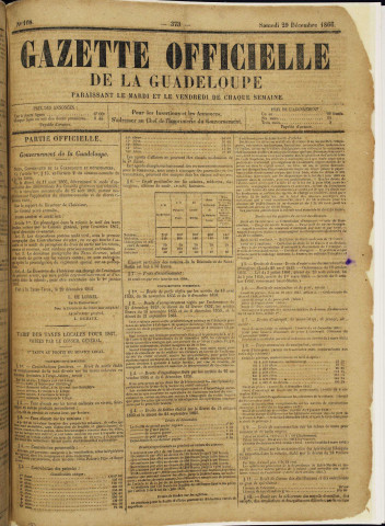La Gazette officielle de la Guadeloupe (n° 108)