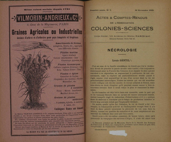 Revue de botanique appliquée et d'agriculture coloniale (n° 51)