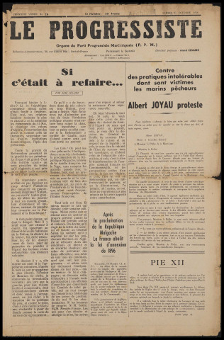 Le Progressiste (n° 28)