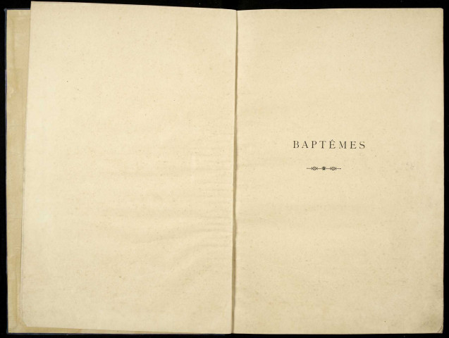 Baptêmes, mariages, sépultures