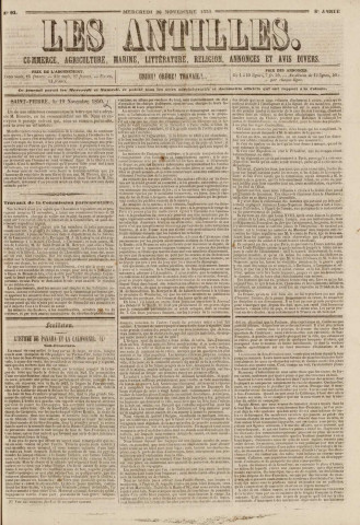 Les Antilles (1850, n° 93)
