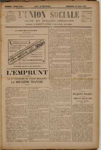 L'Union sociale (n° 911)