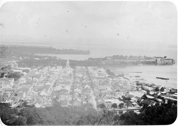 Fort-de-France. Vue générale de la ville