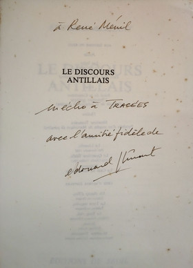 Édition originale, dédicacée par l'auteur à René Ménil.