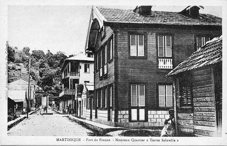 Martinique. Fort-de-France. Nouveau quartier Terres Sainville