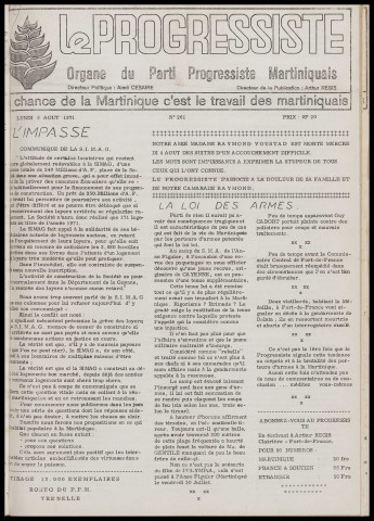 Le Progressiste (n° 261)