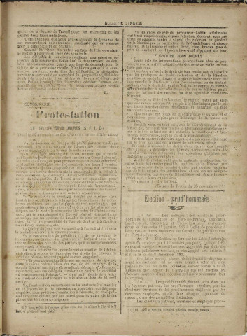 Bulletin syndical (n° 6)
