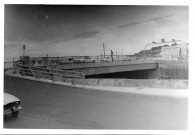 Martinique. Fort-de-France. Le pont conduisant au lycée Schoelcher et surplombant la rivière Levassor