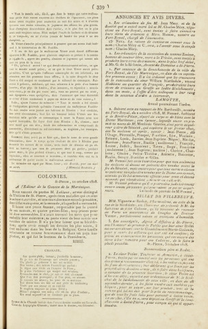 Gazette de la Martinique (1818, n° 81)