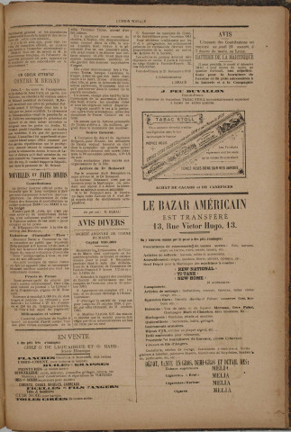 L'Union sociale (n° 835)