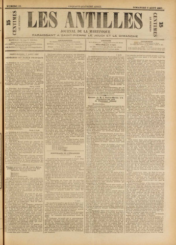 Les Antilles (1897, n° 62)
