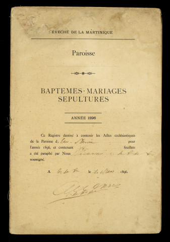 Baptêmes, mariages, sépultures