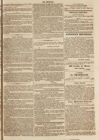 Les Antilles (1852, n° 43)