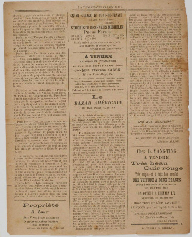 La Démocratie coloniale (n° 194)