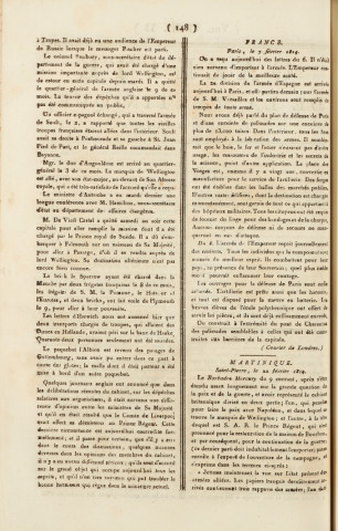 Gazette de la Martinique (1814, n° 33)
