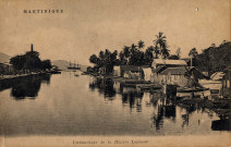 Martinique. Embouchure de la Rivière Levassor