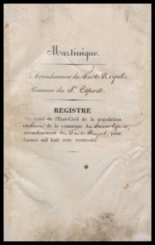 Population esclave : naissances, décès