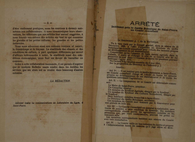 Bulletin agricole de la Martinique (aout 1898)