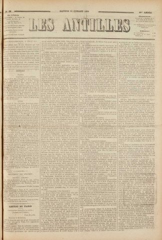 Les Antilles (1880, n° 60)