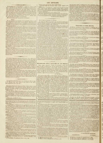 Les Antilles (1852, n° 36)