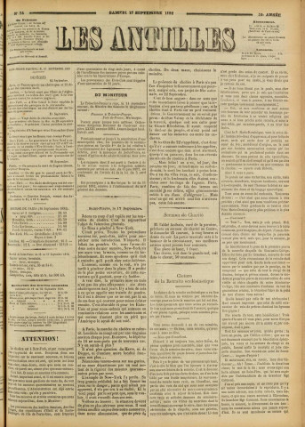 Les Antilles (1892, n° 74)