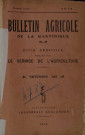 Bulletin agricole de la Martinique (novembre 1918)