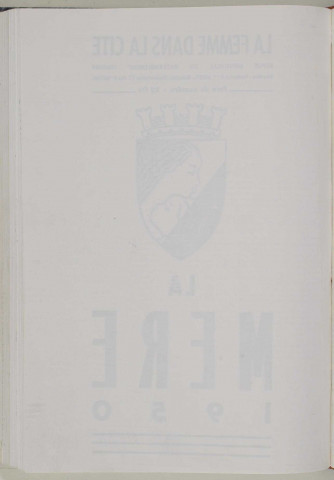 La Femme dans la cité (n° Mère 1950)
