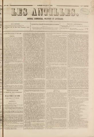 Les Antilles (1866, n° 65)